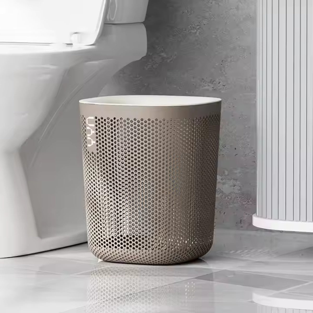Balde de Lixo de Malha Oca Com Design Moderno 12L