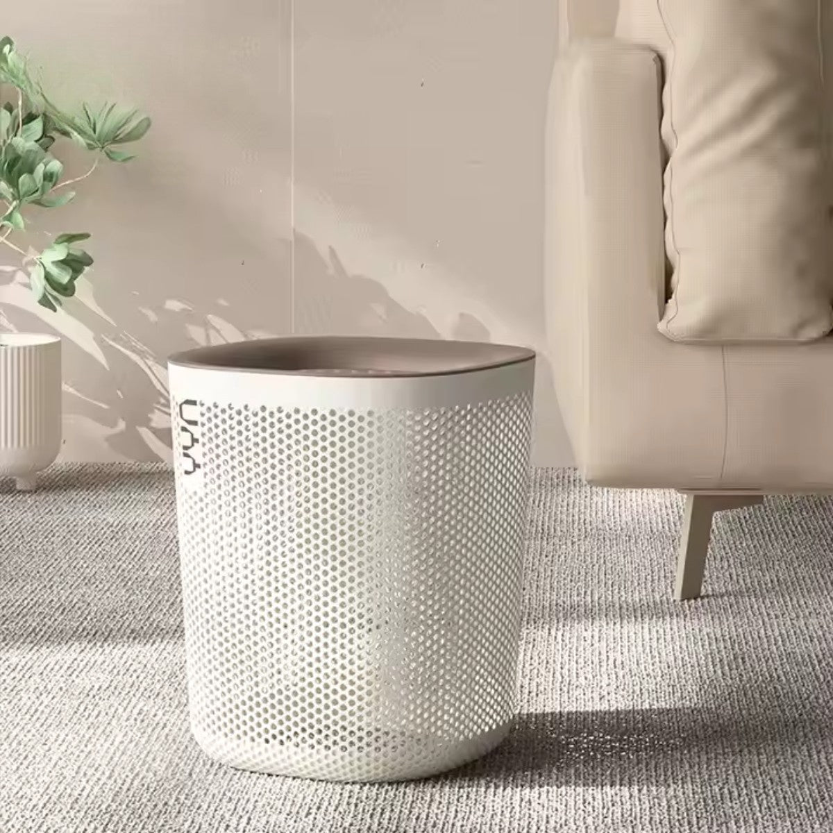 Balde de Lixo de Malha Oca Com Design Moderno 12L