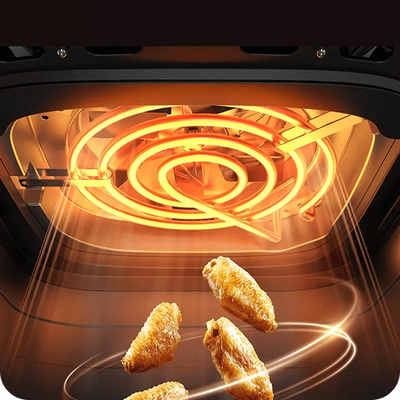 Imagem do sistema de fritura da air fryer