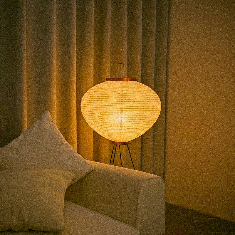Luminária de Papel Japonesa Akari Bushi