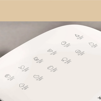imagem dos programas da  fritadeira air fryer mi 6  litros